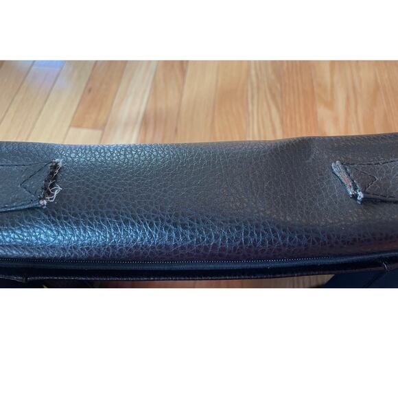 Prada Black Crossbody Bag with Flap Over and multiple pockets. AS IS - Picture 9 of 9